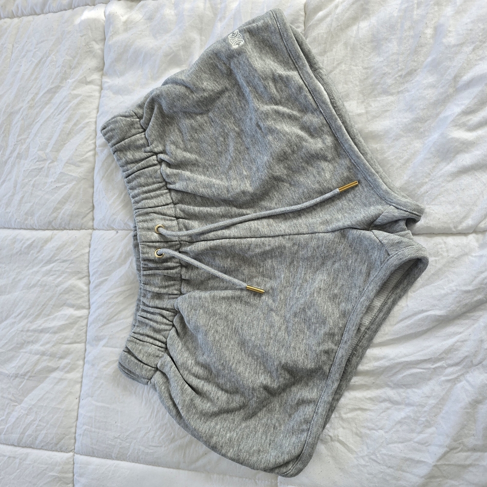 Celine Gray Drawstring Shorts